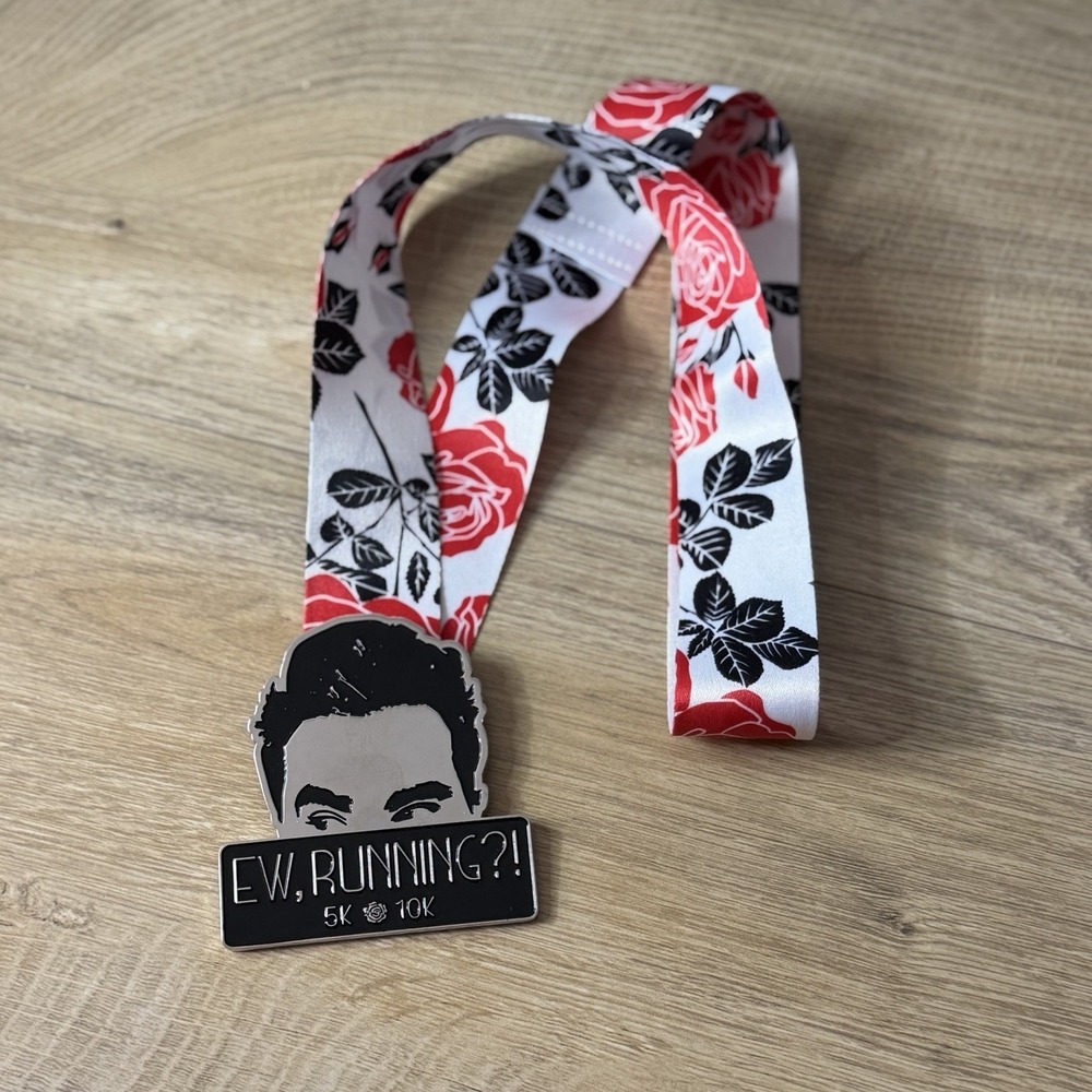 Schitt's Creek David Rose Ew, Running?! 5K 10K‎ Virtual Medal Funny Pop Culture